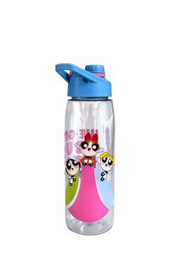 Powerpuff Girls Faces Portable Insulated Water Bottle - White