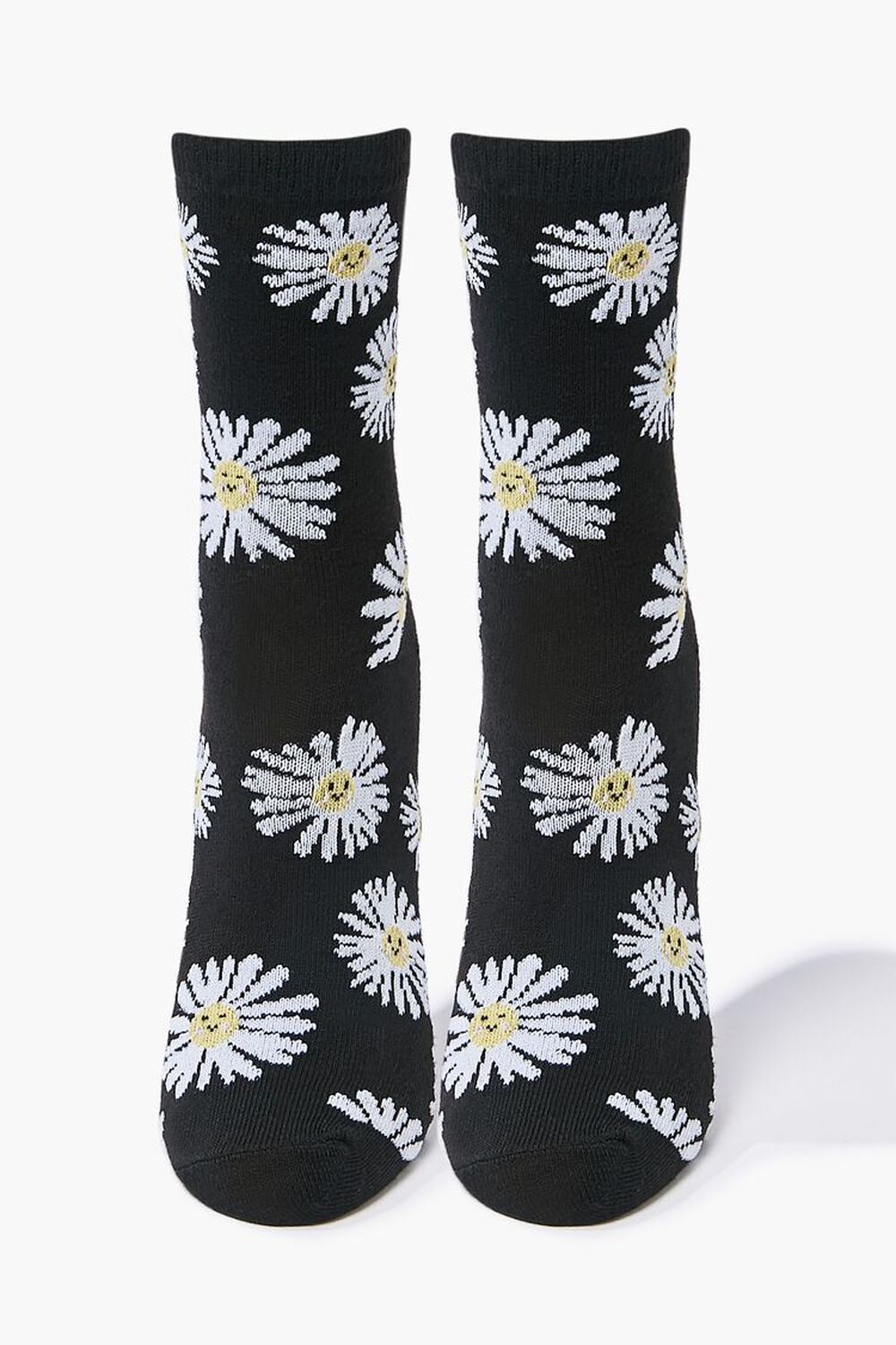 BLACK/MULTI Daisy Crew Socks, image 2