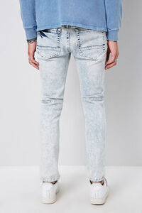 Distressed Panel Slim-Fit Jeans, image 3