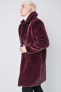PLUM Faux Fur Longline Coat, image 2