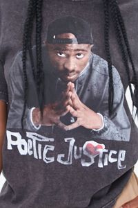 CHARCOAL/MULTI Poetic Justice Graphic Tee, image 5