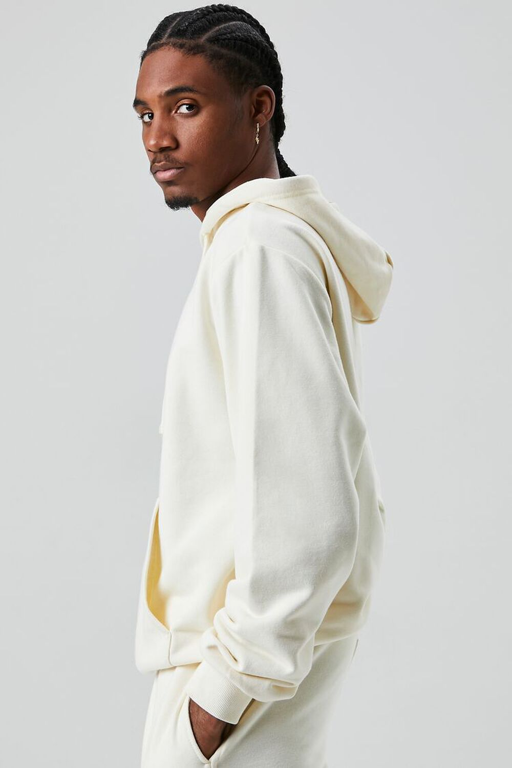 French Terry Drawstring Hoodie, image 2