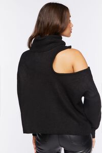 Open-Shoulder Turtleneck Sweater, image 3