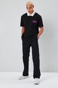 BLACK Pocket Slim-Fit Pants, image 5