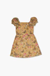 YELLOW/MULTI Girls Butterfly Print Dress (Kids), image 2
