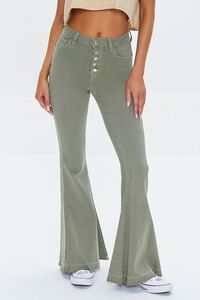OLIVE Long High-Rise Flare Jeans, image 2