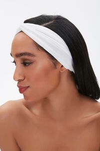 CREAM Crinkled Twisted Headwrap, image 2