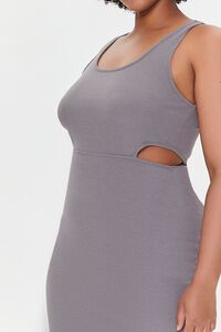 OVERCAST Plus Size Cutout Midi Dress, image 5