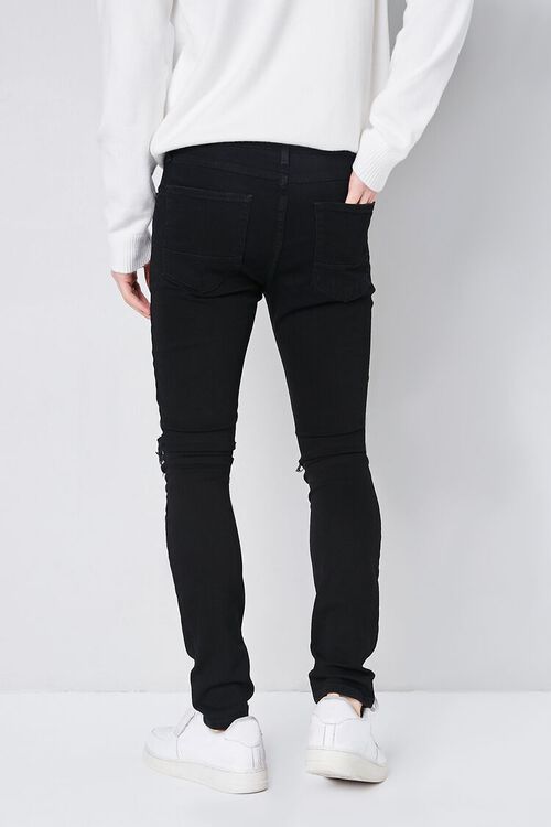 BLACK Premium Distressed Skinny Jeans, image 4