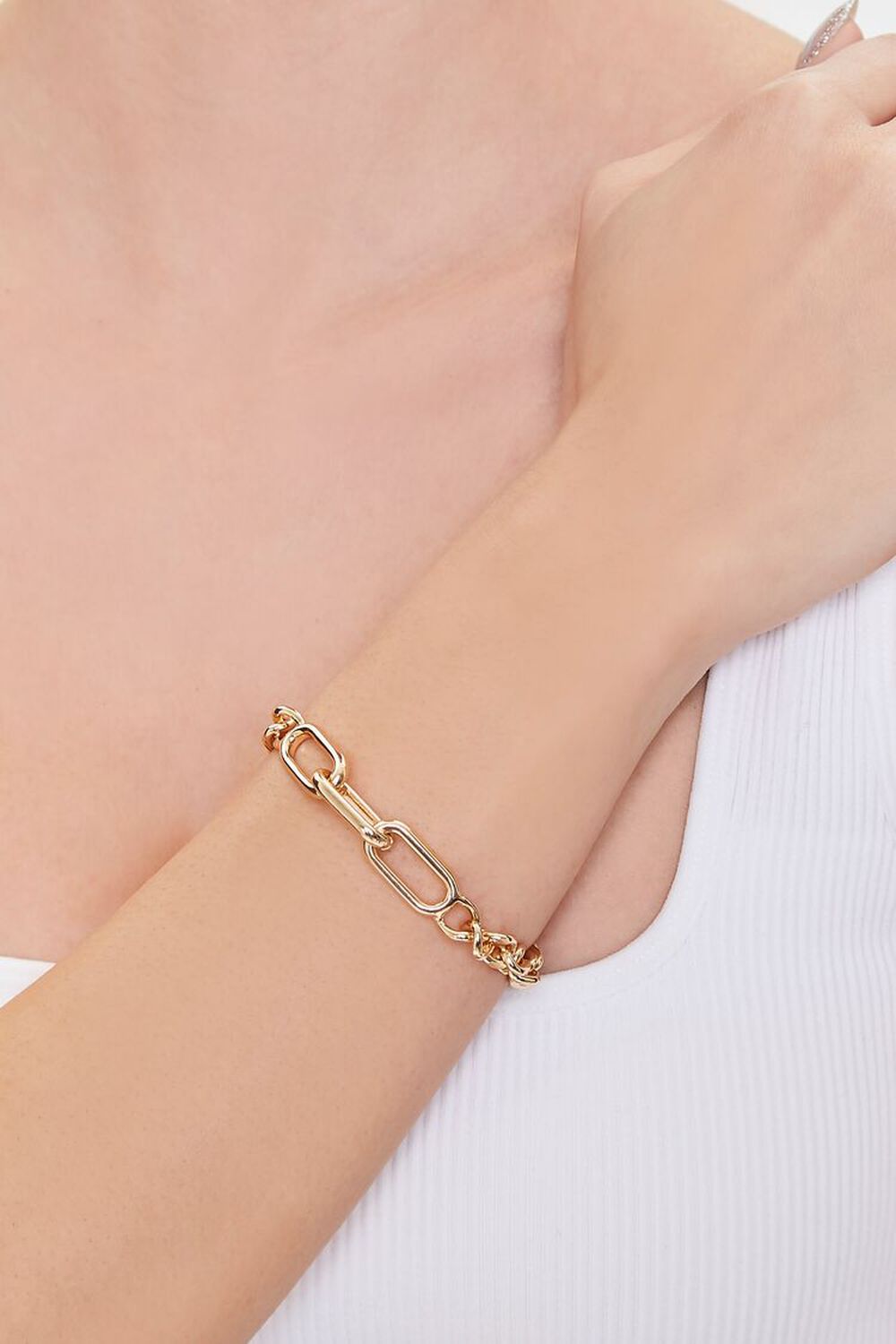 GOLD Chunky Chain Bracelet, image 1