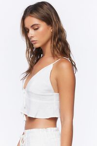 Tie-Front Tassel Cropped Cami, image 2