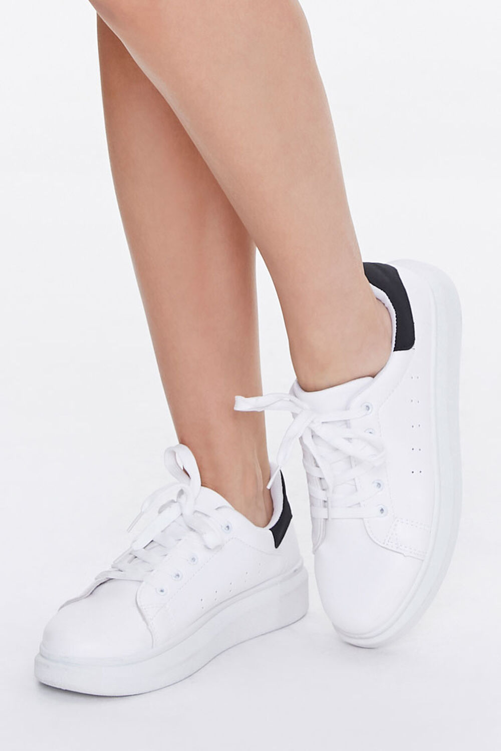 Lace-Up Platform Sneakers, image 1