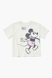 TAN/MULTI Girls Mickey & Minnie Mouse Tee (Kids), image 1