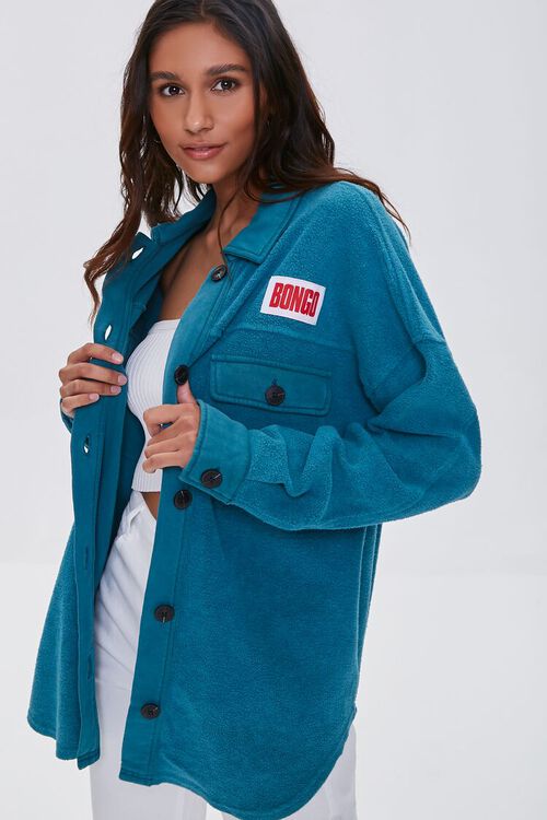 GREEN/MULTI Bongo Fleece Jacket, image 2