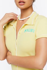 YELLOW/MULTI Malibu California Graphic Mini Dress, image 5