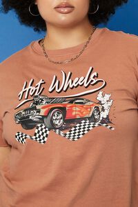 BROWN/MULTI Plus Size Hot Wheels Graphic Tee, image 5