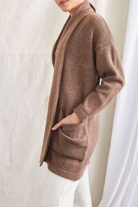 TAUPE Open-Front Cardigan Sweater, image 2
