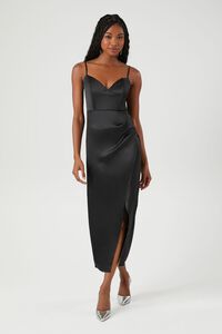 BLACK Tulip-Hem Cami Maxi Dress, image 4