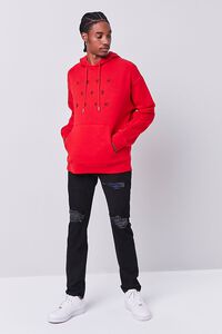 RED/BLACK Apocalyptic Embroidered Graphic Hoodie, image 4