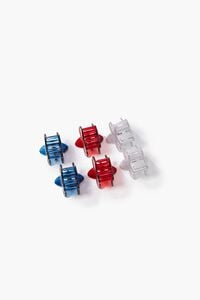 RED/BLUE Star Hair Claw Clips, image 2