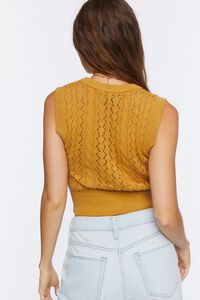 Open-Knit Sweater Vest, image 3