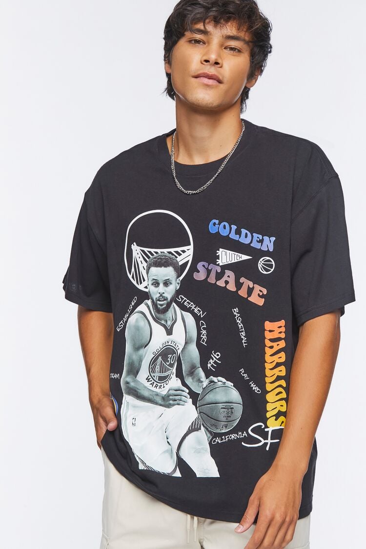 Steph Curry Graphic Tee, Golden State Warriors - Ink In Action
