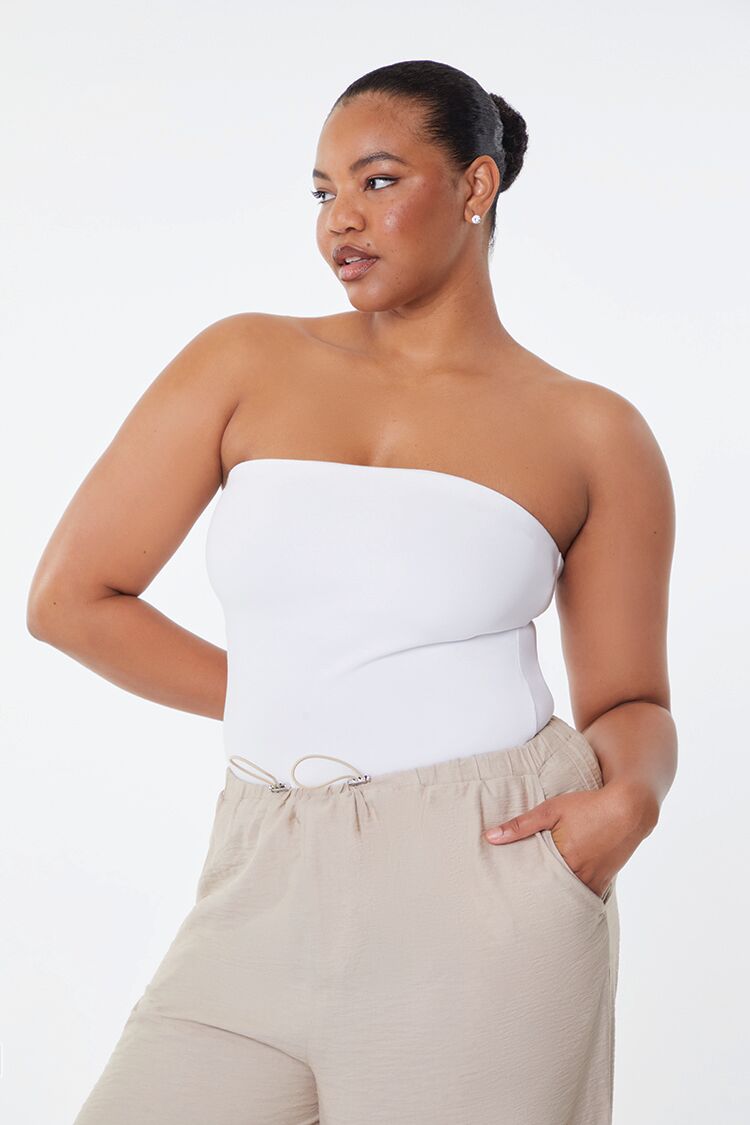Plus Size Cropped Tube Top | Forever 21