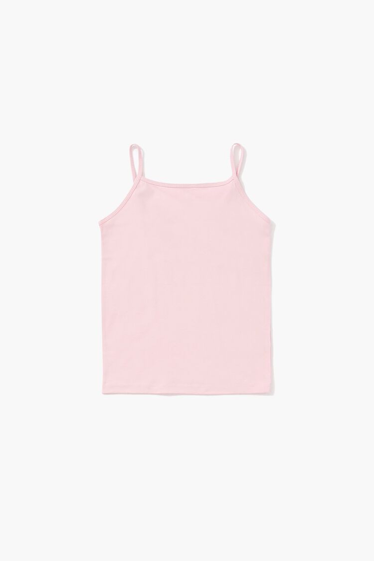 Girls High-Neck Cami (Kids) in Pink,  11/12 (Girls on sale 2022 3