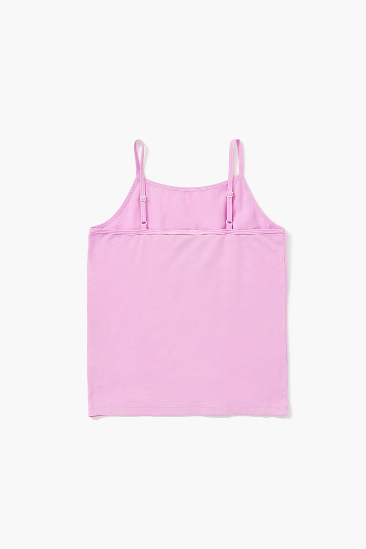Girls Basic Scoop Neck Cami (Kids) in Pink,  9/10 (Girls on sale 2022 2