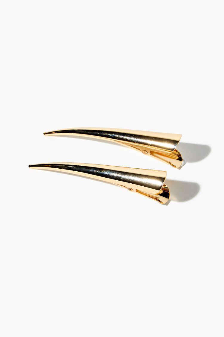 Alligator Hair Clips in Gold Accessories on sale 2022 2
