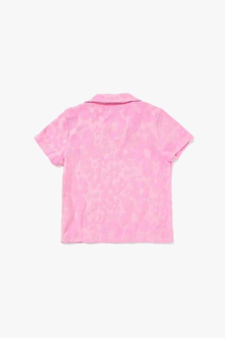 Girls Barbie® Floral Top (Kids) in Pink,  9/10 (Girls on sale 2022 2