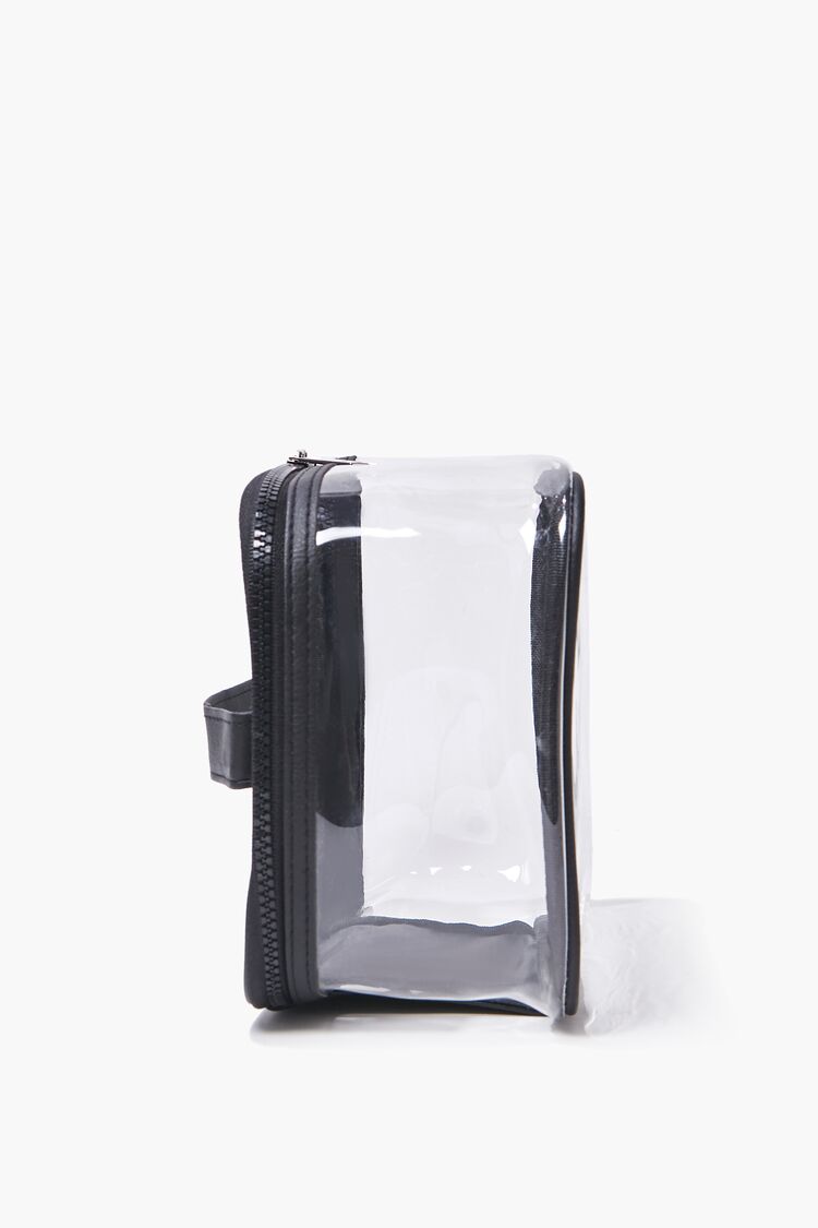 Women Transparent Train Case Bag in Clear/Black FOREVER 21 on sale 2022 4