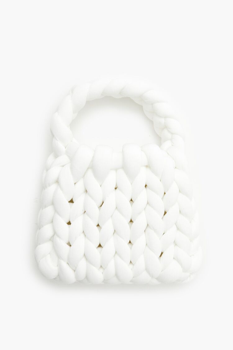Crochet Basketwoven Clutch Bag