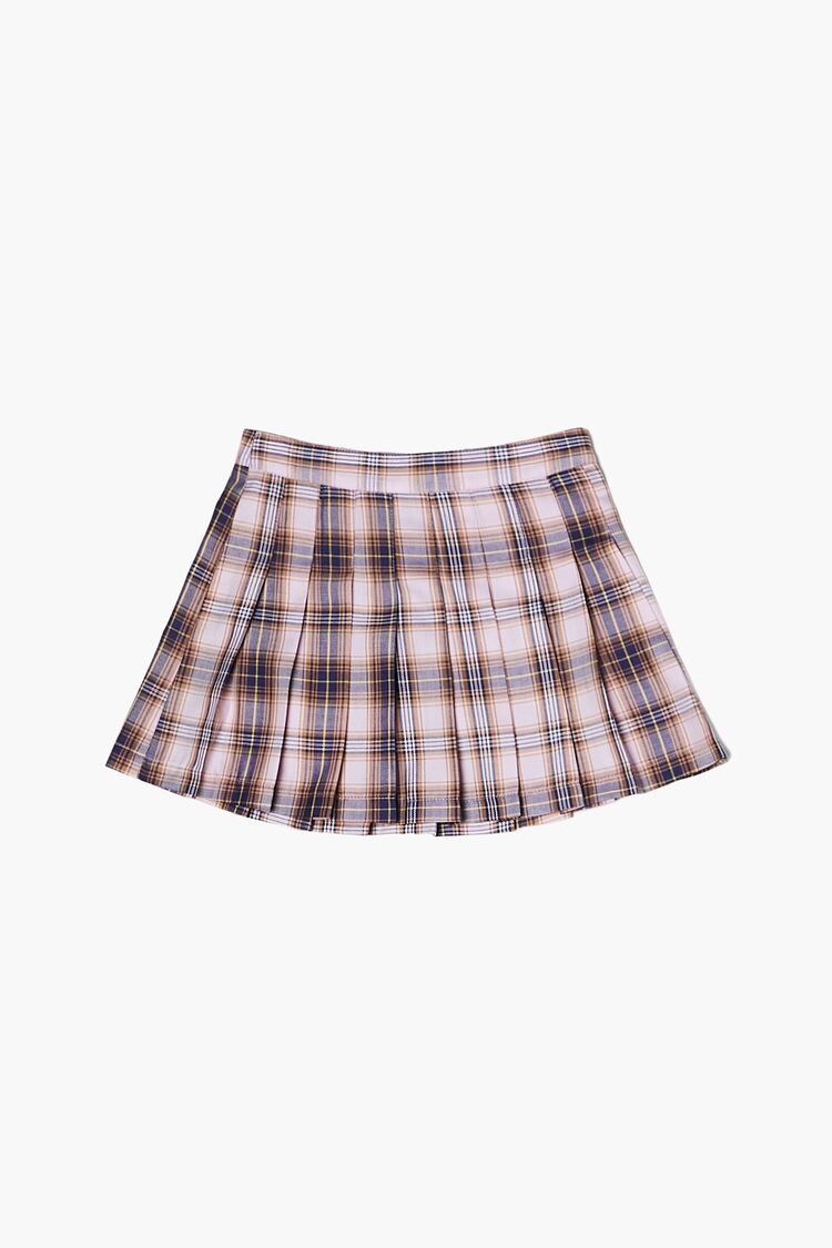 Girls Plaid A-Line Skirt (Kids) in Pink,  13/14 (Girls on sale 2022 2