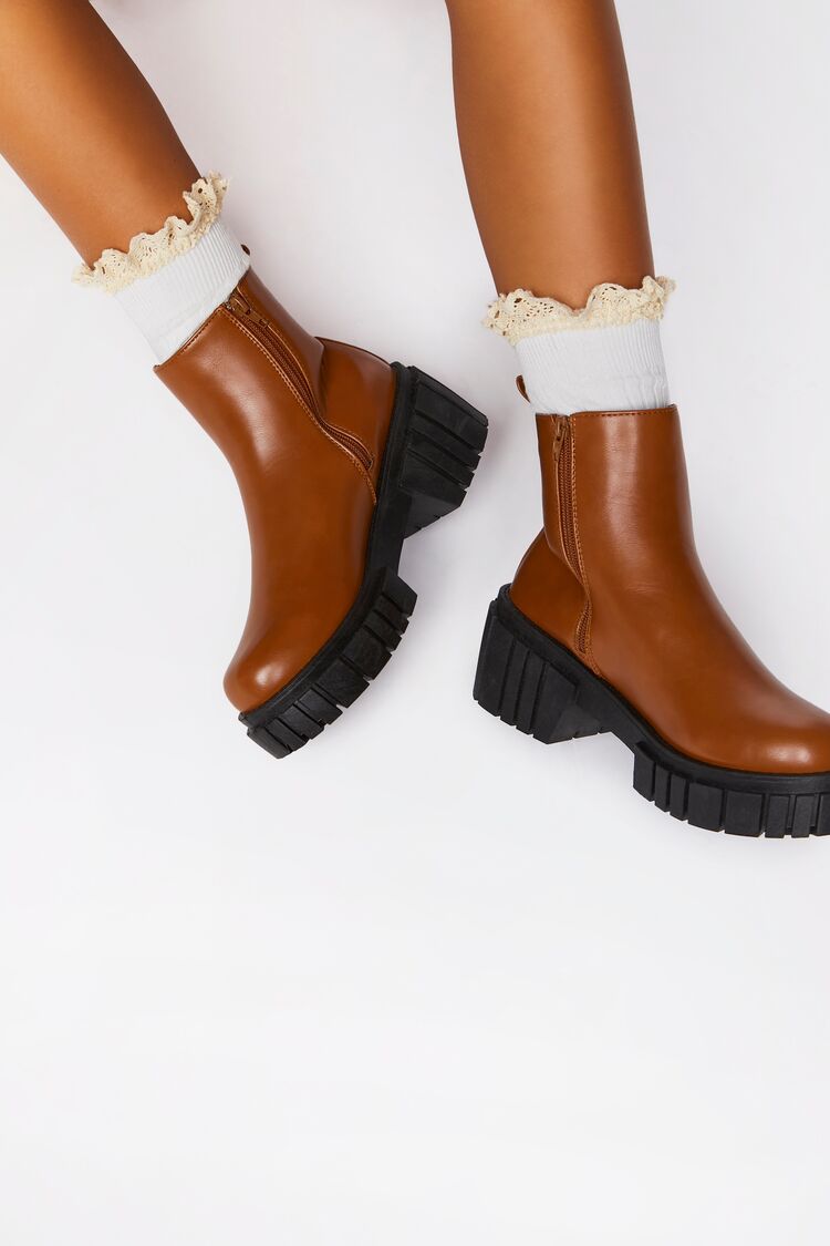 Crochet-Trim Over-the-Knee Socks in White Accessories on sale 2022