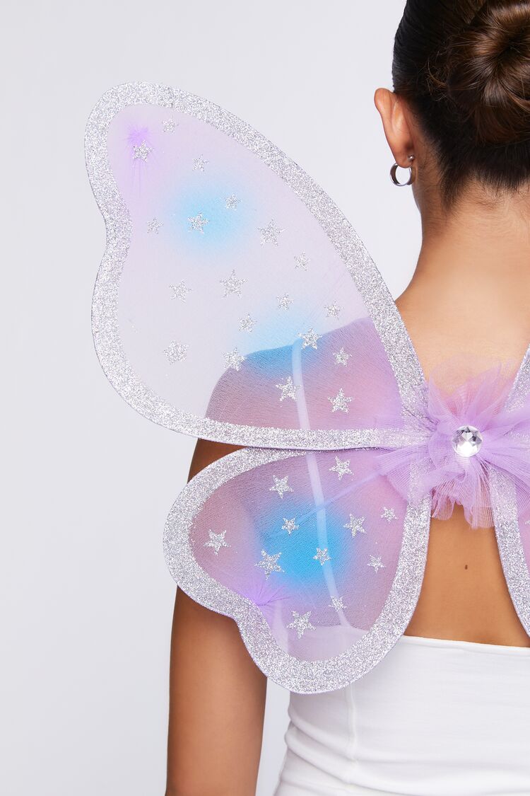 Butterfly Costume Wings in Purple/Silver Butterfly on sale 2022 2