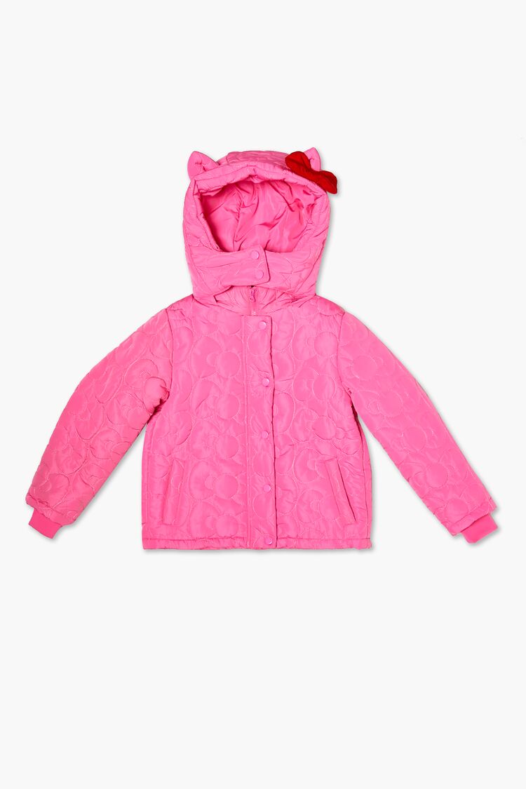 Image of Girls Hello Kitty & Friends Puffer Jacket (kids) In Pink, 11-12
