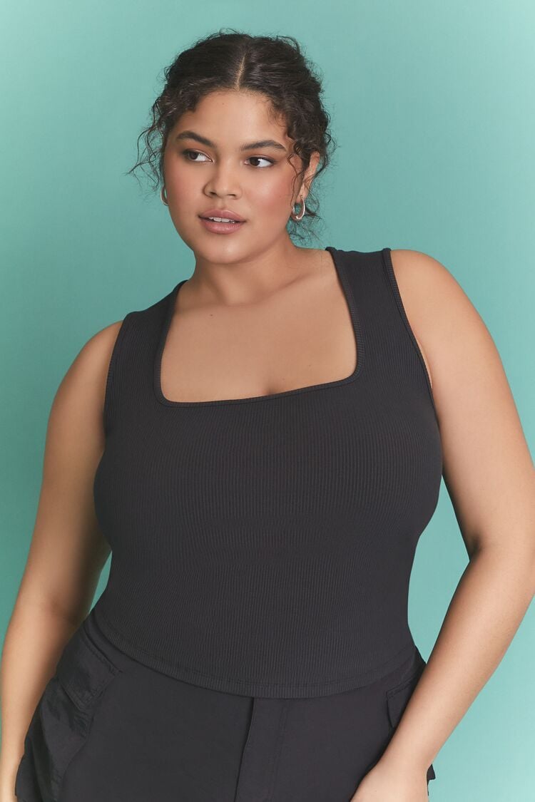 Plus Size Ribbed Knit Tank Top | Forever 21