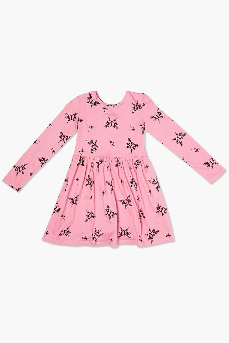 Girls Butterfly Print Dress (Kids)