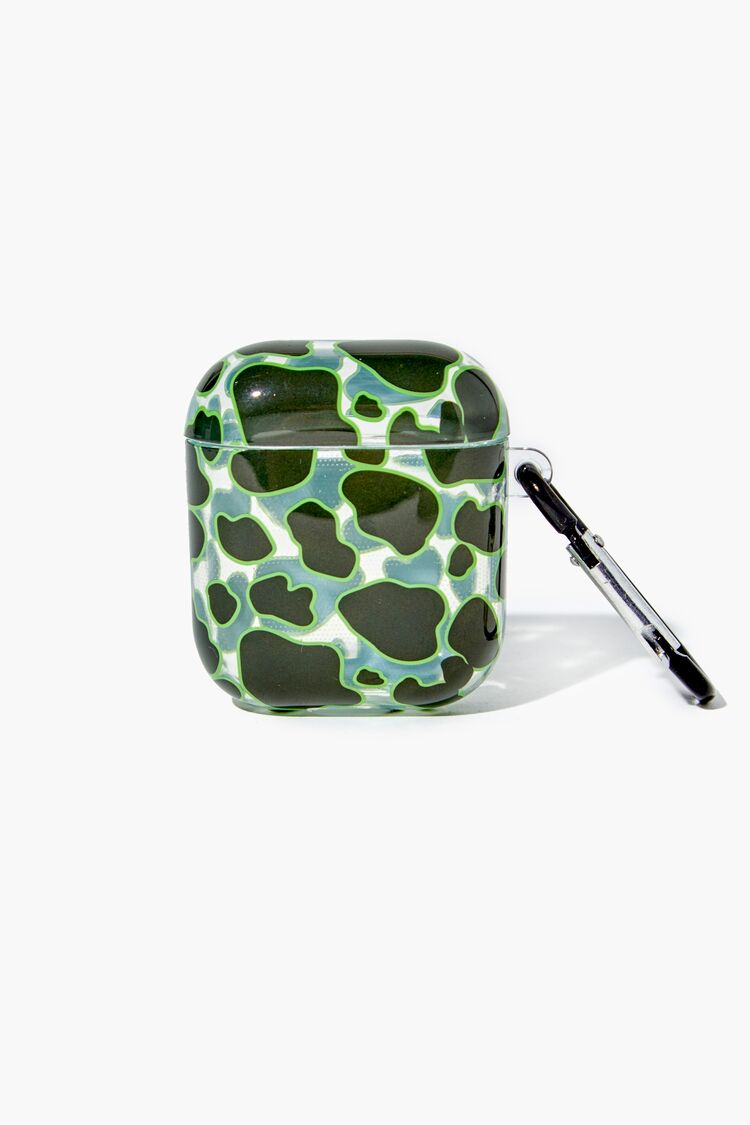 Cow Print Case for AirPods in Green 21MEN on sale 2022