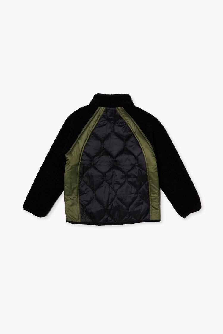 Kids Quilted Bomber Jacket (Girls + Boys) in Black,  11/12 (Girls on sale 2022 2