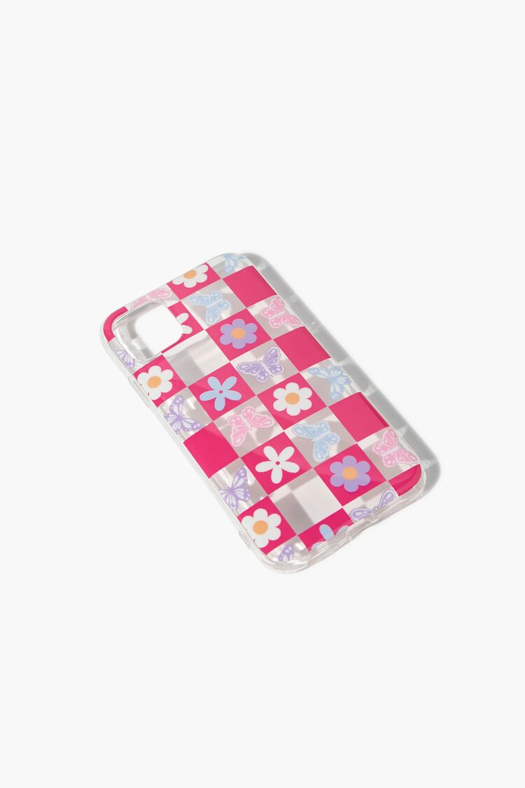 Checkered Phone Case for iPhone 11 in Pink Case on sale 2022 2