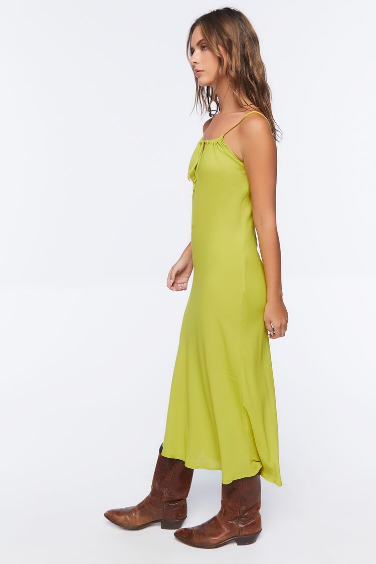 Women’s Cami Midi Slip Dress in Green Small cami on sale 2022 2