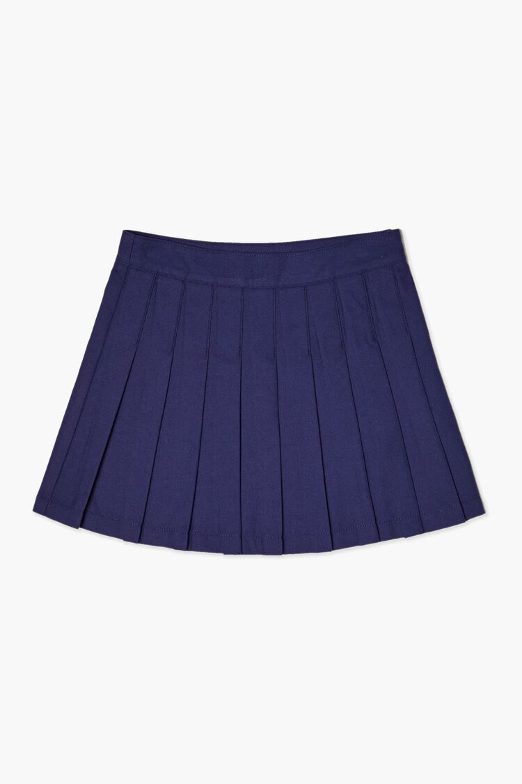 Girls Pleated A-Line (Kids) in Navy,  5/6 (Girls on sale 2022