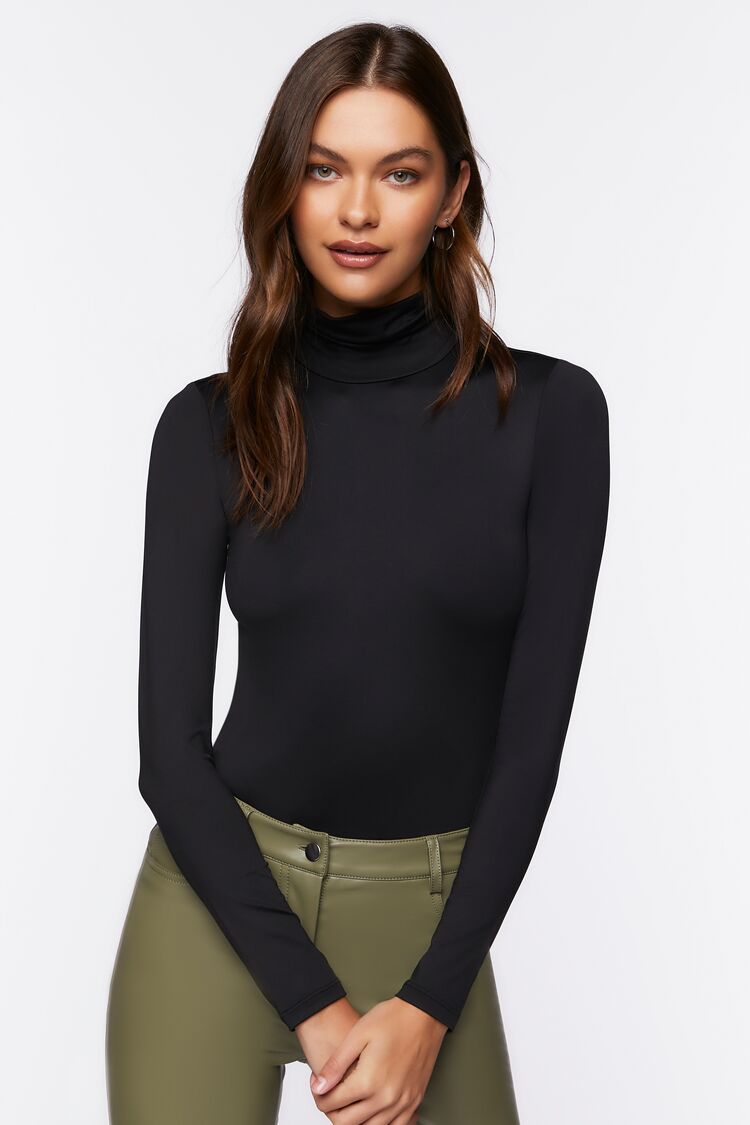 Long-Sleeve Turtleneck Bodysuit