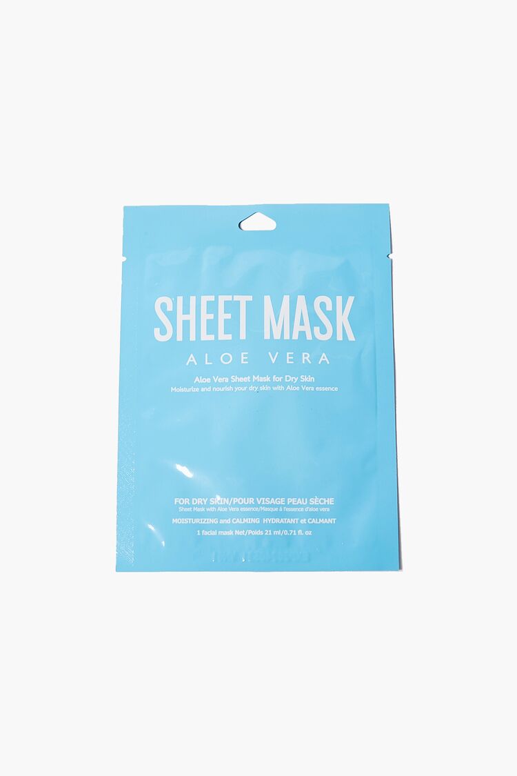 Aloe Vera Face Sheet Mask in Blue Aloe on sale 2022