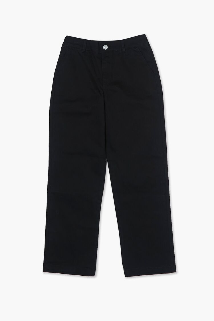 Girls Cotton-Blend Pants (Kids) in Black,  9/10 (Girls on sale 2022