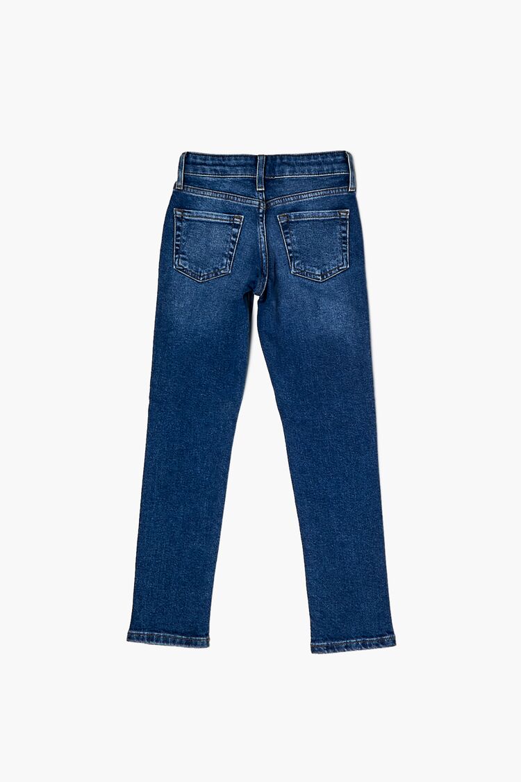 Kids Distressed Jeans (Girls + Boys) in Dark Denim,  7/8 (Girls on sale 2022 2
