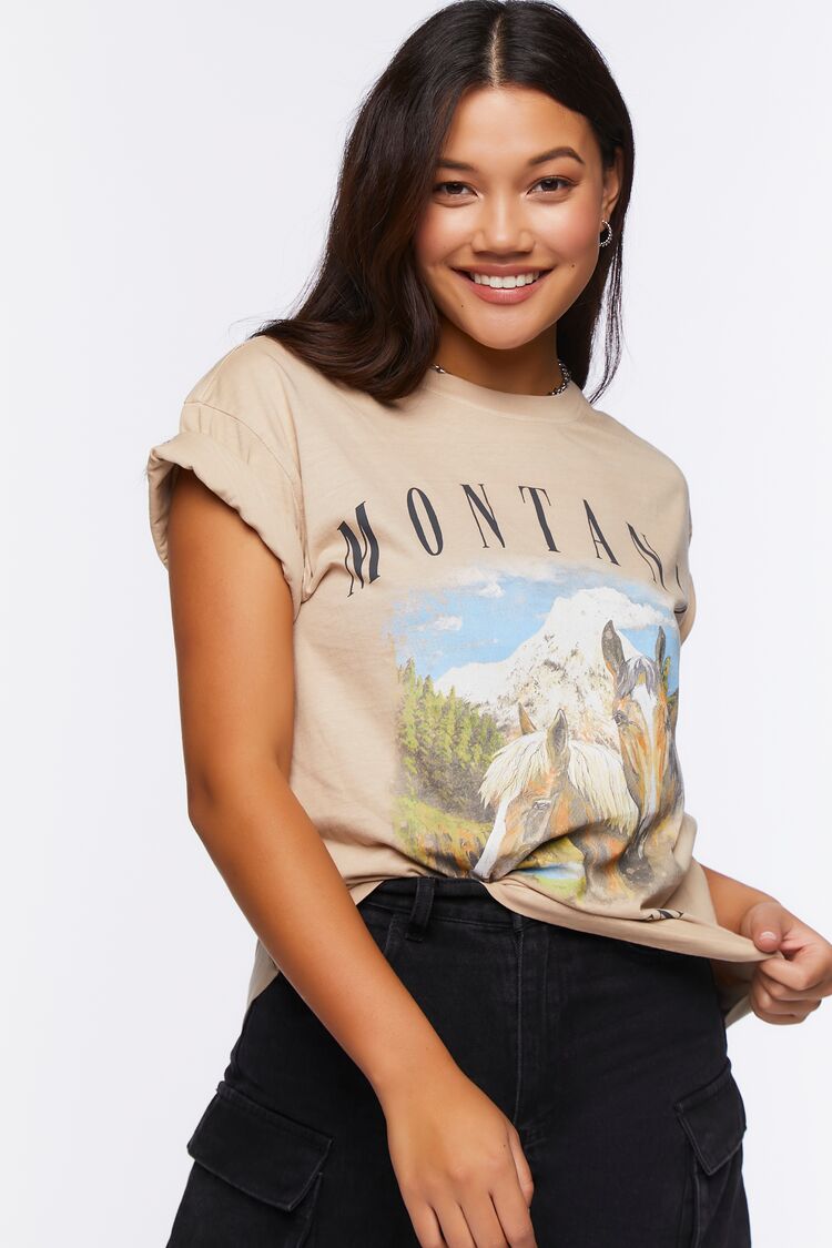 Montana Horse Graphic Tee | Forever 21