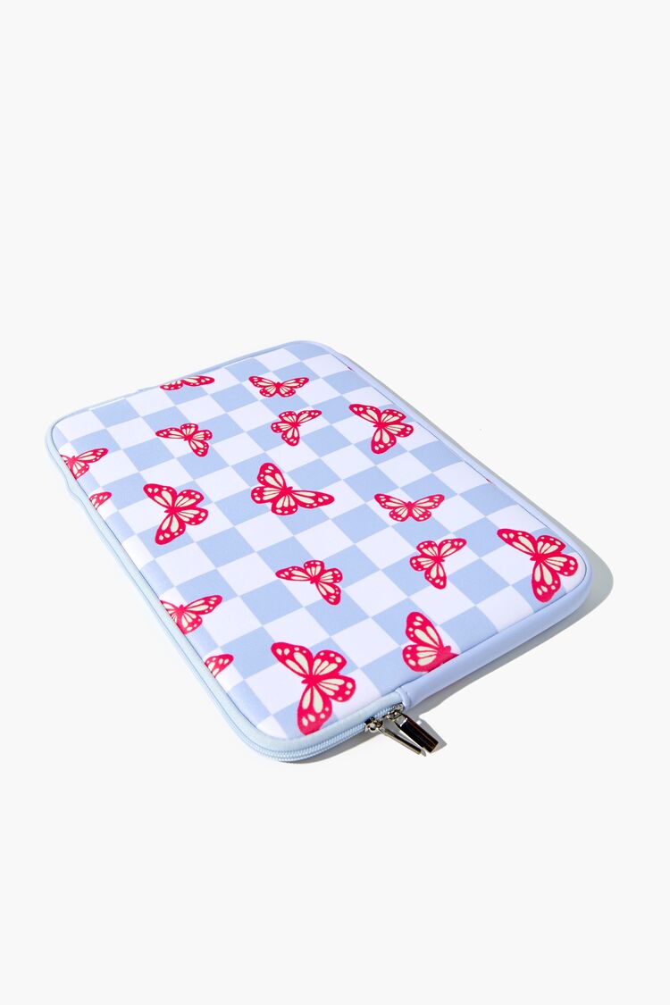 Butterfly Checkered Tablet Case in White Butterfly on sale 2022 2